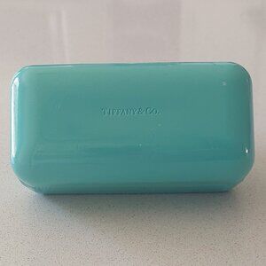 Tiffany & Co. Light Turquoise Blue Hard Clamshell Glasses Case (CASE ONLY)